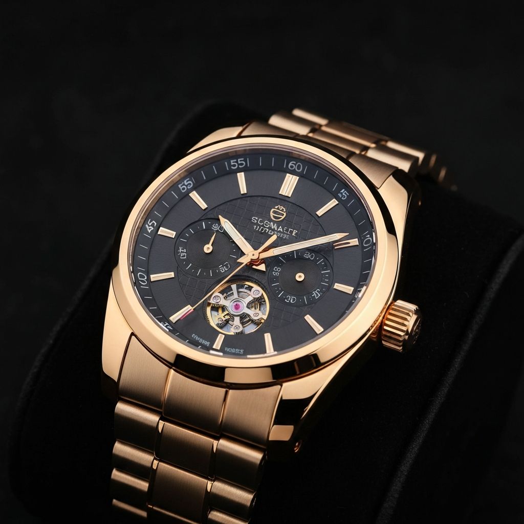 CHRONOS Signature Collection luxury gold automatic watch
